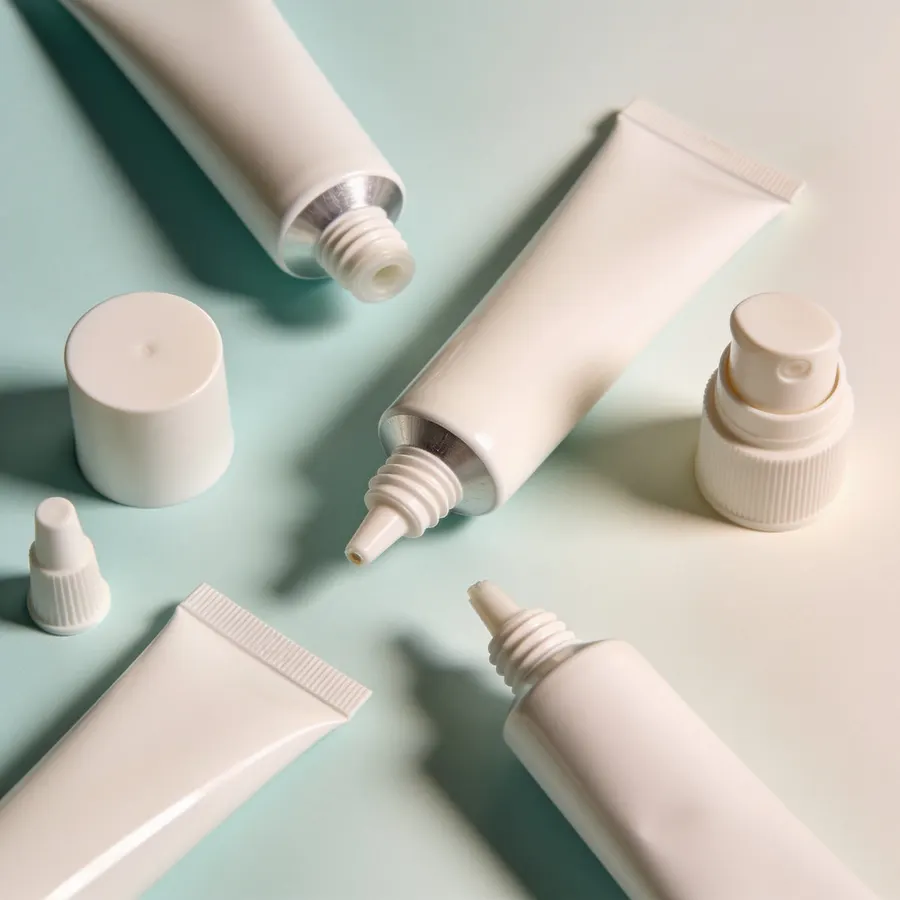 Typical applicator tip tube for private label cosmetics, (representative image)