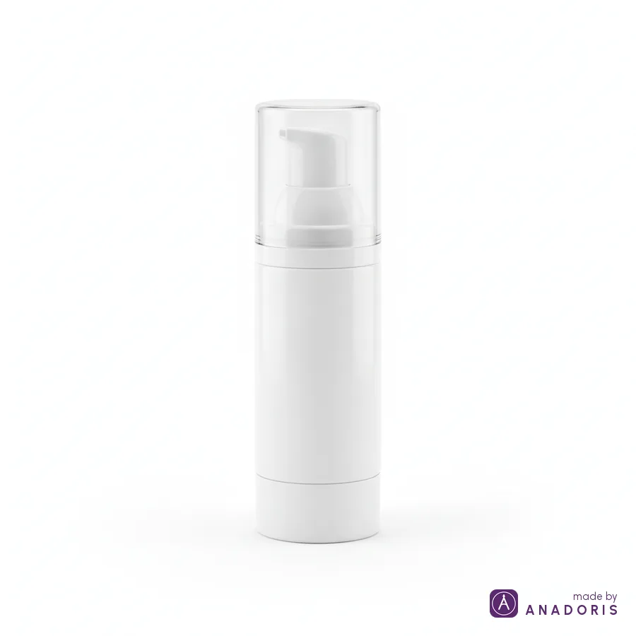 25PI One Piece Airless Pump Tube 30 g: illustrative render of an airless pump tube