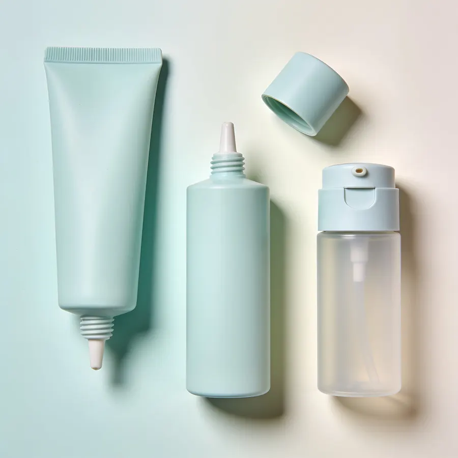 Typical flip top cap tube for private label cosmetics, (representative image)