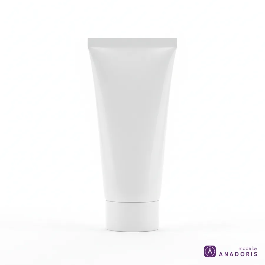 Typical general cap tube for private label cosmetics, (representative image)