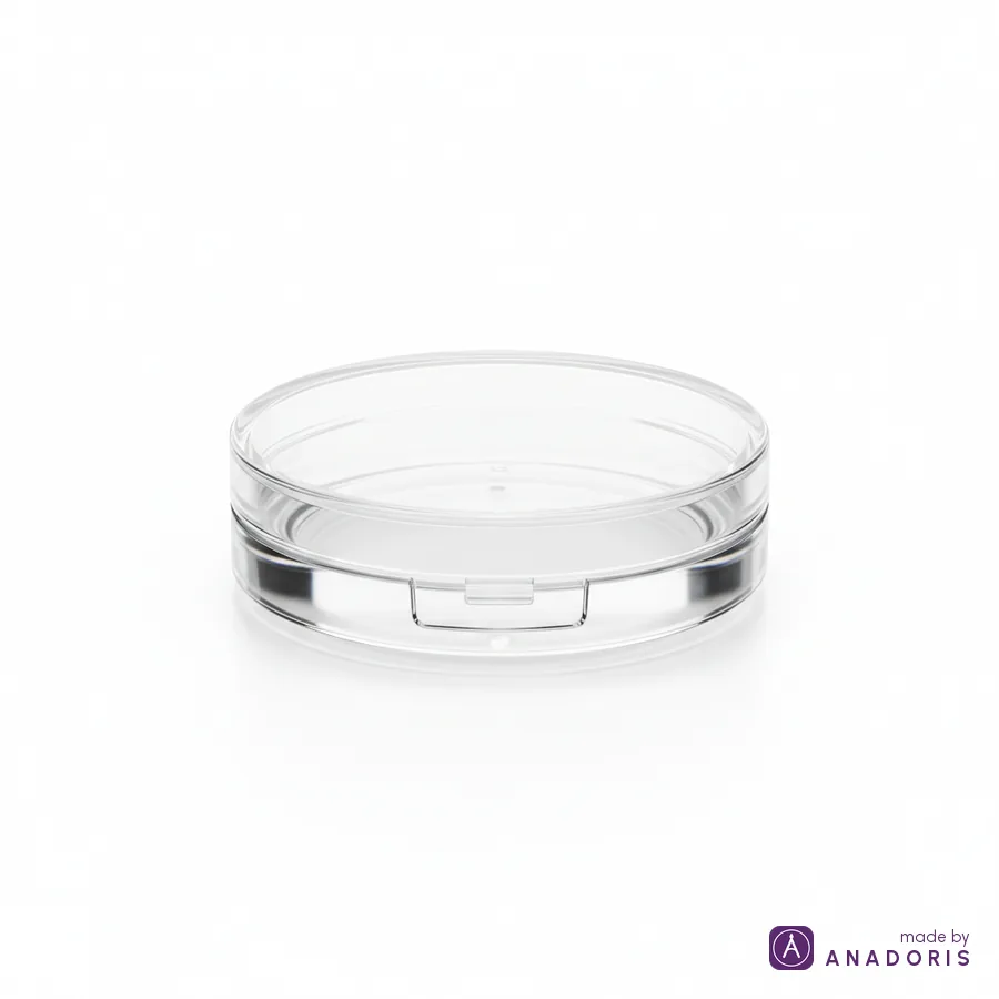 Typical cushion compact for private label cosmetics, (representative image)