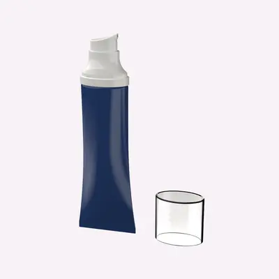 Airless Pump Oval Tube 35PI (YW), cosmetic packaging