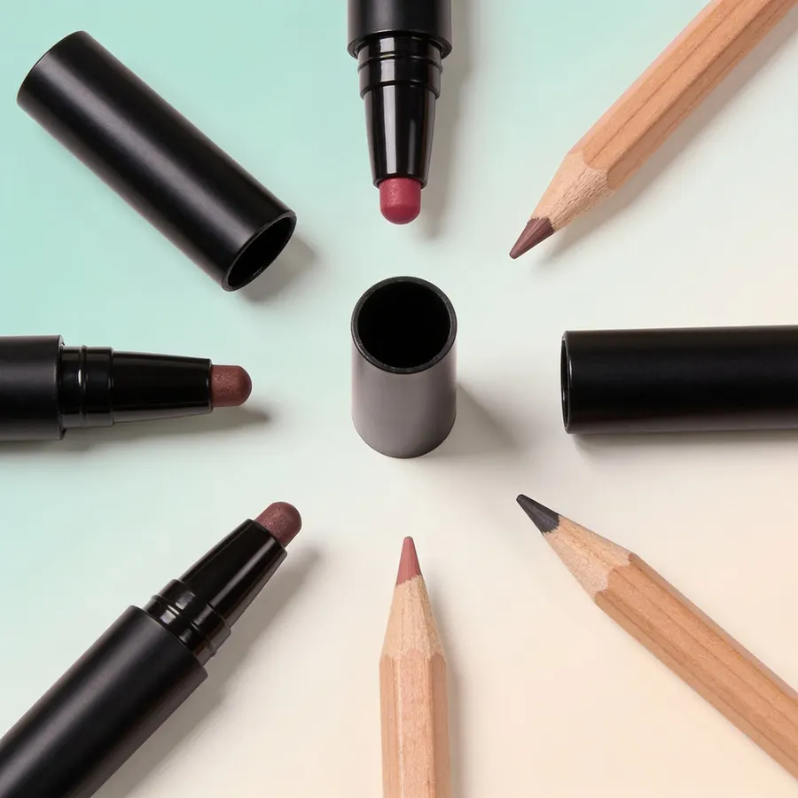 Typical eye pencil for private label cosmetics, (representative image)