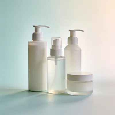 Typical diptube pump for private label cosmetics, (representative image)