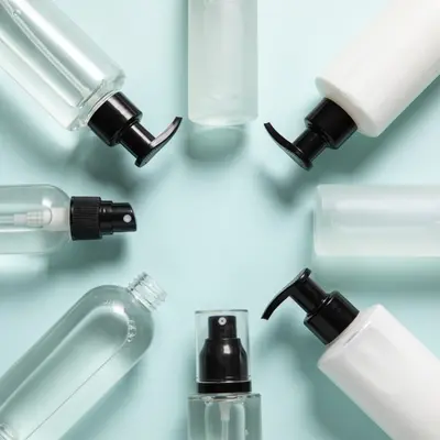 Typical general / essence pump for private label cosmetics, (representative image)