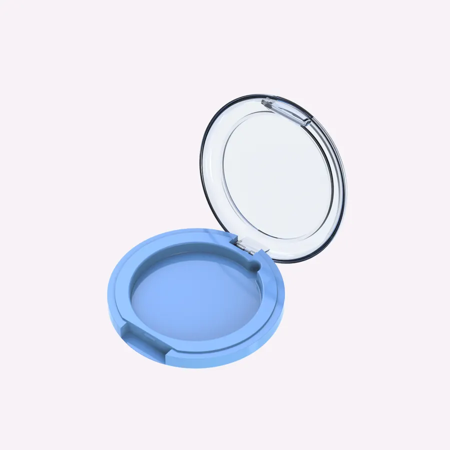 Dome 1 Hole Pact, cosmetic packaging