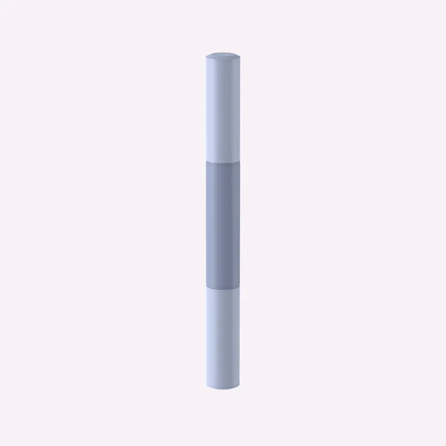 Double Shadow Pencil-YW-0.25G+0.25G, cosmetic packaging