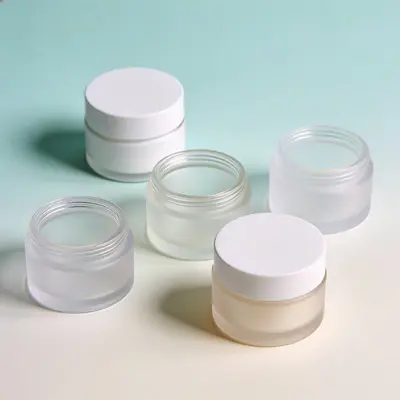 Typical plastic single wall jar for private label cosmetics, (representative image)