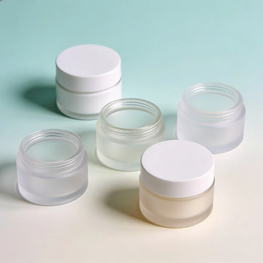 Typical plastic single wall jar for private label cosmetics, (representative image)