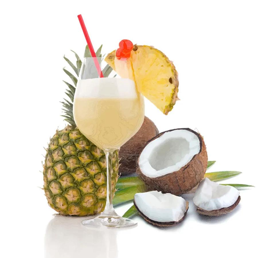 Pina Colada Flavor Oil, bulk cosmetic raw material