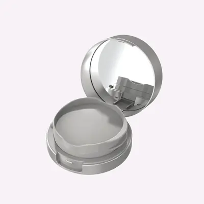 Round Cushion Compact-M1400-5G, cosmetic packaging