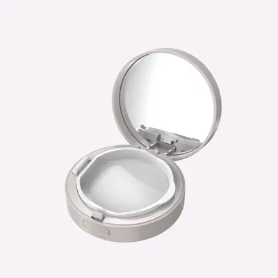 Round Cushion Compact-M2601-15G, cosmetic packaging