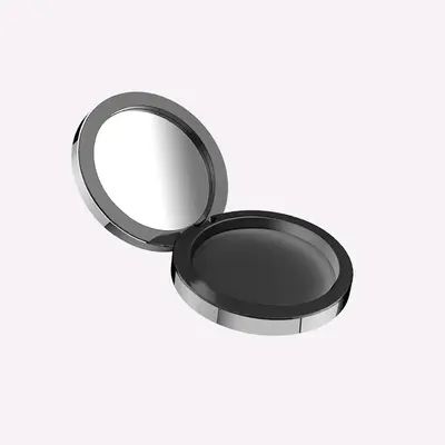 Round Magnetic Refillable Aluminum Compact (RC8809C), cosmetic packaging