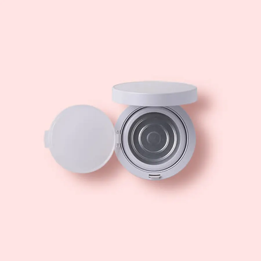 Round Plaque Cushion Compact 15 (CP010), cosmetic packaging