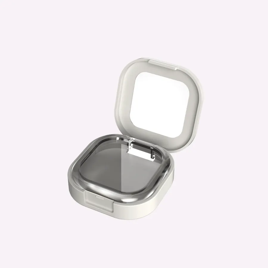 Square 1 Hole Compact-S1100-6G, cosmetic packaging