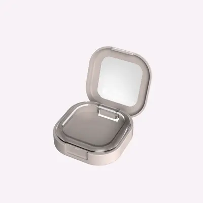 Square 1 Hole Compact-S1101-6G, cosmetic packaging