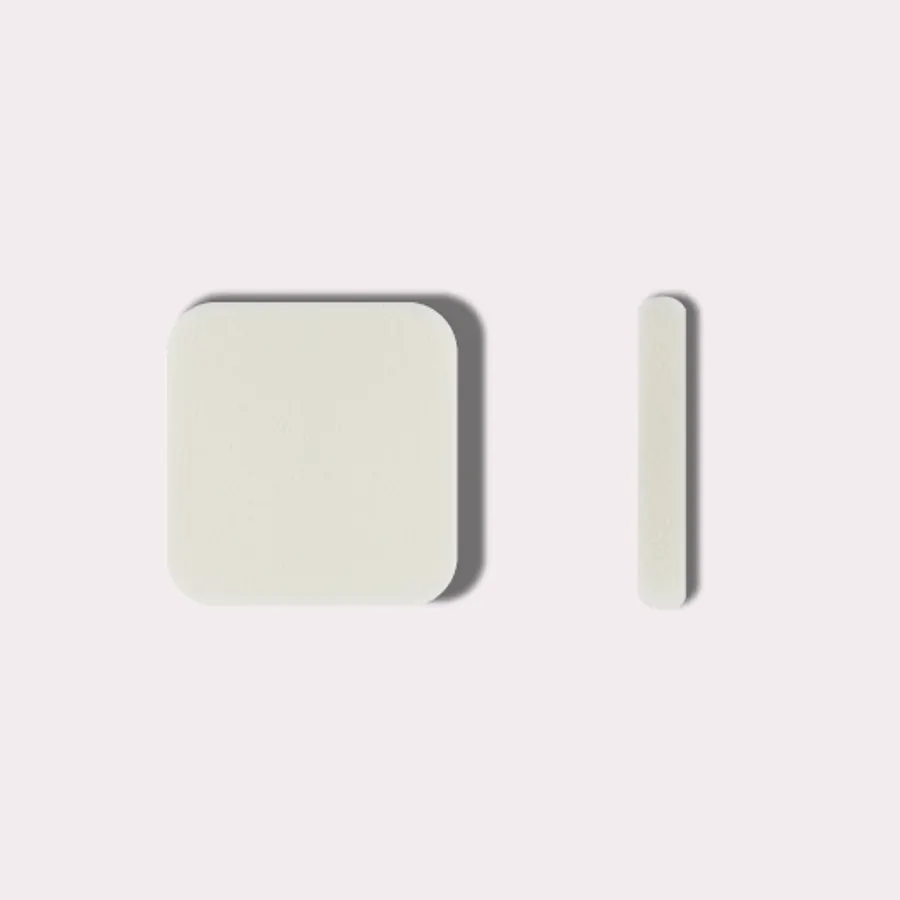 Square NBR Puff, cosmetic packaging
