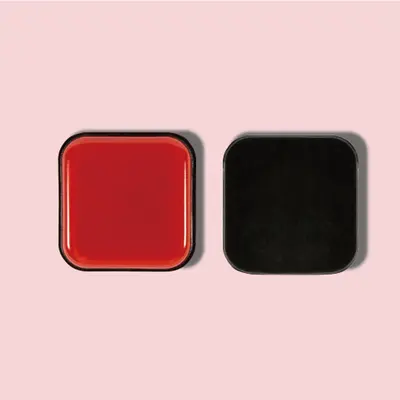 Square Silicon & Rubycell Puff, cosmetic packaging