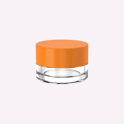 WC-Round Cream Jar PETG 15, cosmetic packaging