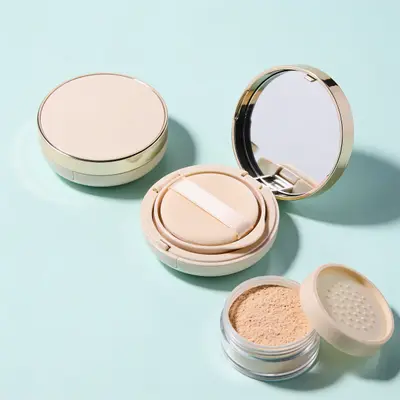 Typical cushion compact for private label cosmetics, (representative image)