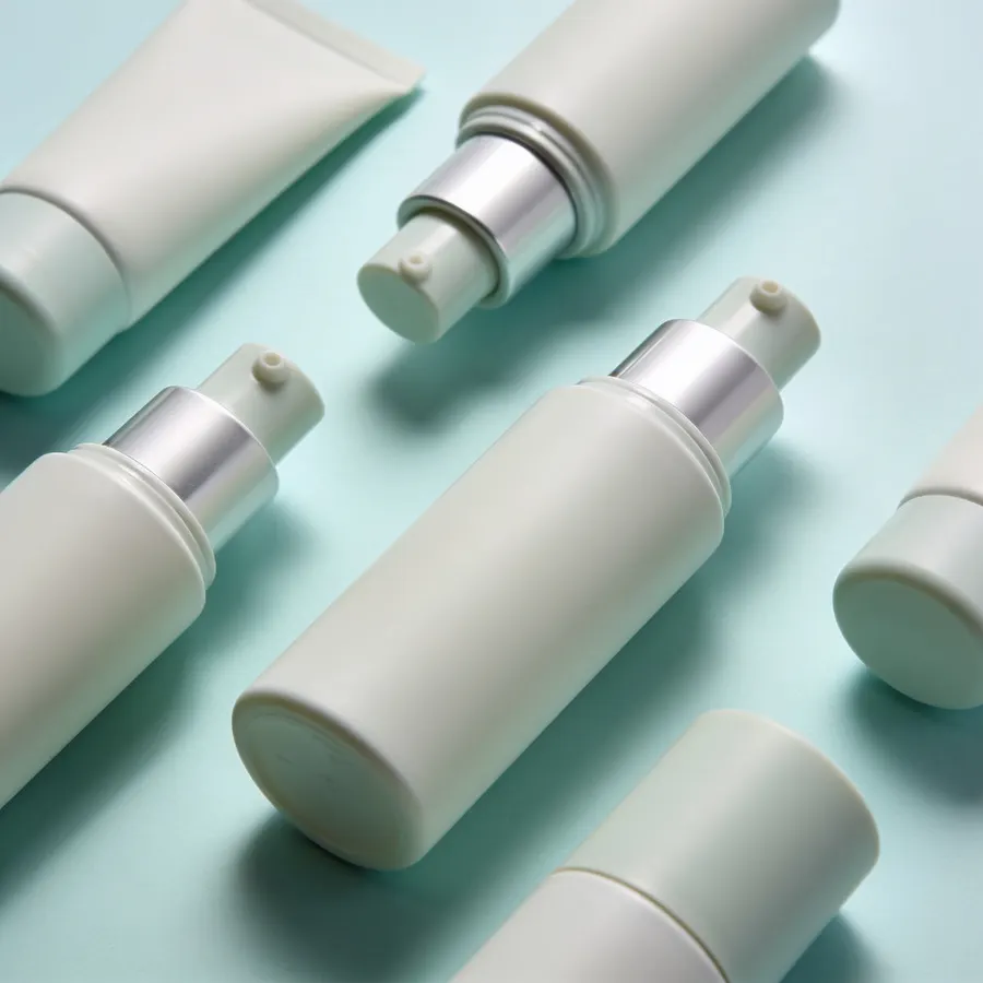 Typical airless pump tube for private label cosmetics (representative image)