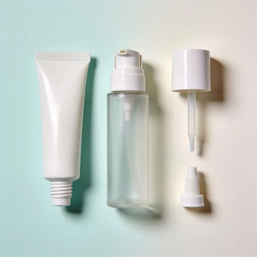 Typical flip top cap tube for private label cosmetics, (representative image)